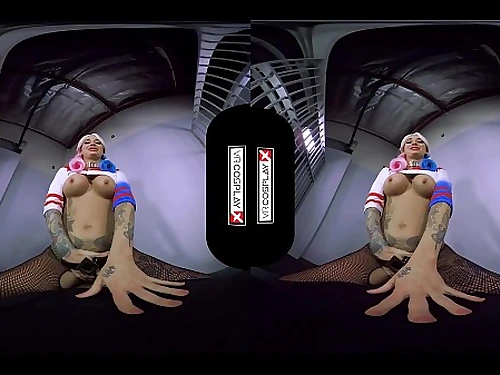 VR Cosplay X Ravage Kleio Valentien As Harley Quinn VR Pornography